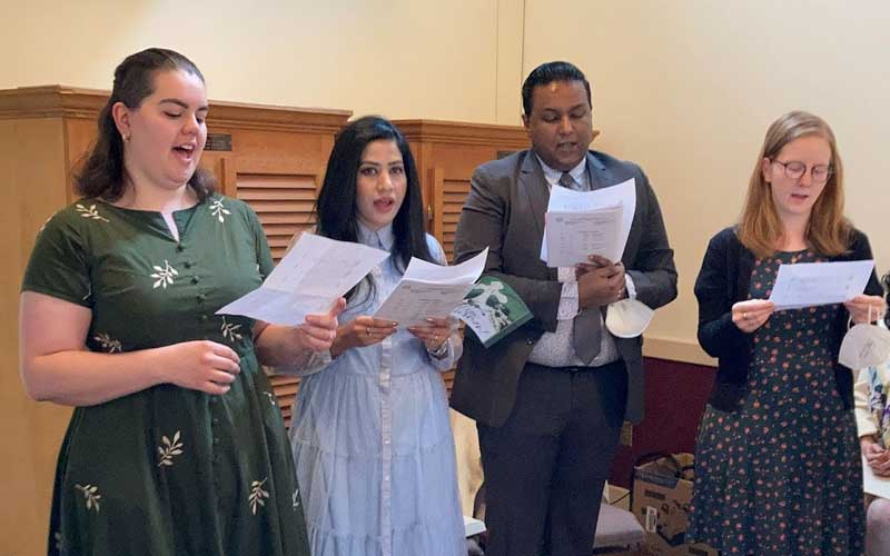 singing in the good shepherd lutheran church loudonville choir
